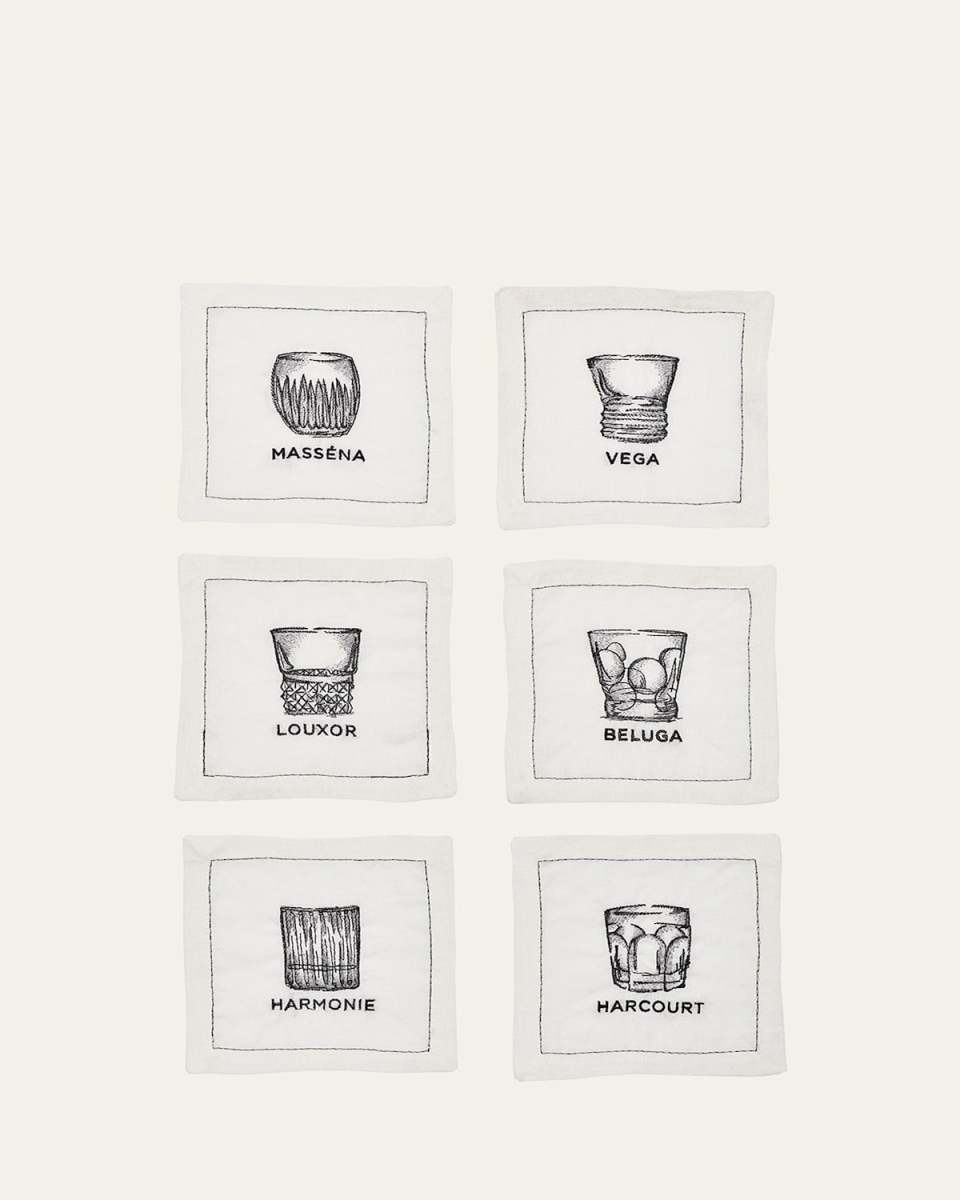Cocktails Cocktail Napkins, Set of 6